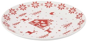 Altom Porcelánový dezertný tanier Grenlandia 20 cm, červená