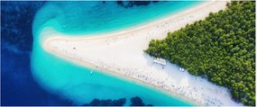 Obraz - Ostrav Hvar, Chorvátsko (120x50 cm)