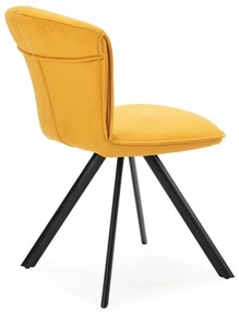 Žlté jedálenské stoličky v súprave 2 ks Simbra – Marckeric