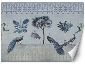 Gario Fototapeta Pávy v modrej džungli - Andrea Haase Materiál: Vliesová, Rozmery: 200 x 140 cm