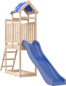 vidaXL Vonkajšia súprava na hranie masívna borovica