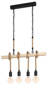 Eglo 43318 - Luster na reťazi YOUNGSTOWN 4xE27/40W/230V