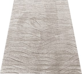 DY Béžový koberec s abstraktným vzorom Serenity 04 Rozmer: 160x230 cm