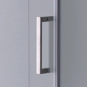 BPS-koupelny Štvorcový sprchový kút HYD-SK1190B 90x90 chróm/transparent + vanička HYD-SSV-RIKO čierna