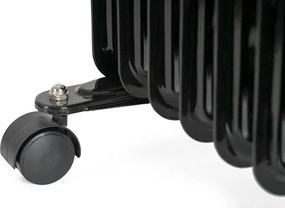 G21 Olejový radiátor Bromo, 9 rebier, 2000 W, čierna, M