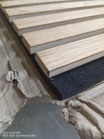 AKCIA Lamelový obklad dub olej 240 x 60 cm (2 ks v balení) II. akosť