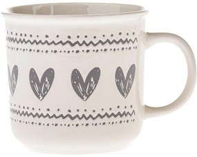 Keramický hrnček Srdiečka I, 450 ml