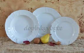 Thun tanierová súprava Bernadotte zlatá linka 18-dielná