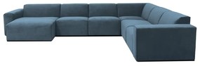 Modrá menčestrová rohová pohovka (ľavý roh) Sting – Scandic