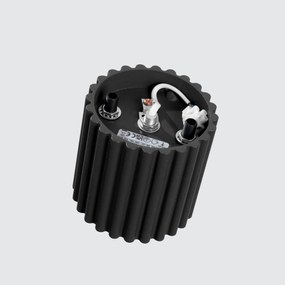 Stropné svietidlo Aura, 1x čierne hliníkové tienidlo, (10 cm)