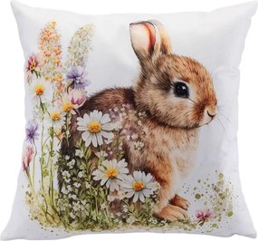Sada 2 ks obliečok na vankúšiky ZAJAČCI V TRÁVE 40 x 40 cm