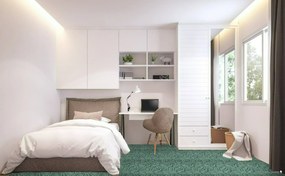 ITC, AKCIA: 170x400 cm Koberec metráž Bella Marbella 25 - obšitý zo všetkých strán, šíře, zelená, filc, obývacia izba