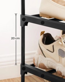Botník Clarna 206 cm černý