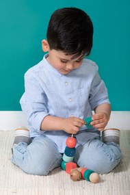 Prevliekanie korálikov – motorická hra