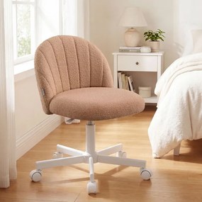 Kozmetická stolička s kolieskami TEDDY OBGB35027K101 hnedá
