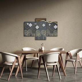 Obraz abstrakcie (90x60 cm)