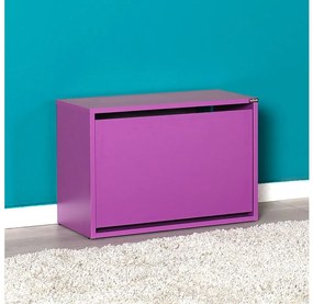 Adore Furniture Skrinka na topánky 42x60 cm fialová AD0116