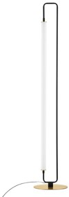 LED čierna stojaca lampa Wetro 28