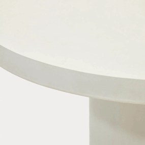 Konferenčný stolík blava ø 120 cm biely MUZZA