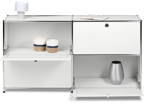 Komoda »CN3« so štyrmi zatváracími policami, biela