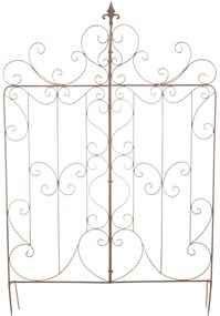 Mriežka na popínavé rastliny Mandevilla - 133 x 99 cm - Hnedá antik