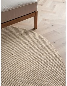 Krémový jutový okrúhly koberec ø 200 cm Bouclé Jaipur – Hanse Home