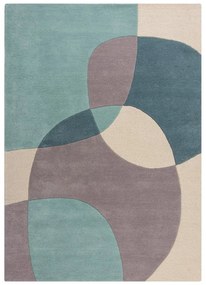 Modro-béžový vlnený koberec 230x160 cm Glow - Flair Rugs