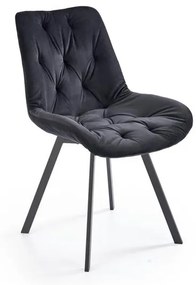 OTOČNÁ JEDÁLENSKÁ STOLIČKA TIARA ČIERNA