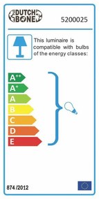 Mosadzná stolová lampa Dutchbone Eclipse