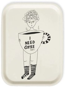 helen b Servírovací tác Coffee Now 27 x 20 cm