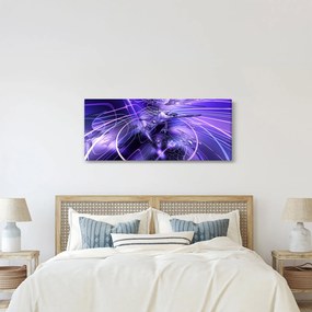 Obraz technické abstrakcie (120x50 cm)