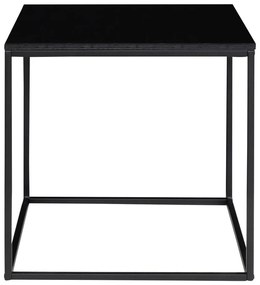 Čierny odkladací stolík House Nordic Vita, 45 x 45 cm
