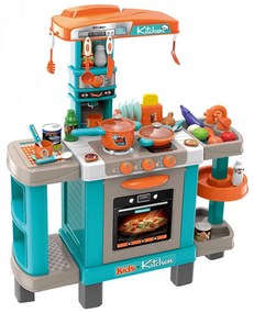 Detská kuchynka, viac typov, veľká, tyrkysová