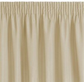 ZÁVES NA PÁSKE RITA 140X270 CM BÉŽOVÁ