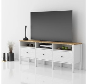 TV stolík/skrinka Franc 26 (biele drevo). Vlastná spoľahlivá doprava až k Vám domov. 1107894