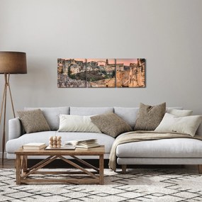 Obraz - Gravina in Puglia, Taliansko (s hodinami) (90x30 cm)