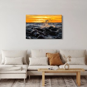 Obraz morských vĺn (90x60 cm)