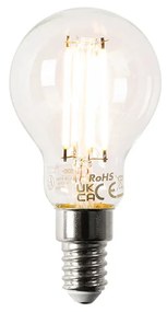 Inteligentná stojaca lampa čierna so zlatom vrátane Wifi A60 a E14 - Retro