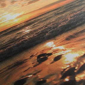 Obraz - Západ slnka pri oceáne (120x50 cm)