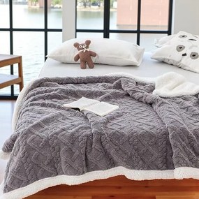 Hrejivá barančeková deka Homa KOBELA GREY