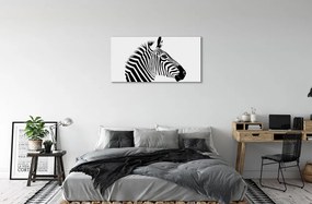 Obraz na plátne ilustrácie zebra 125x50 cm