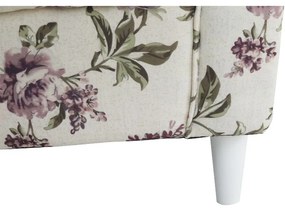 Kondela Kreslo, ušiak s taburetom, rose 18 látka, ASTRID