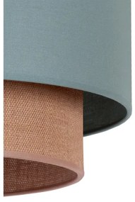 Duolla - Luster na lanku BOHO 1xE27/15W/230V pr. 45 cm zelená/hnedá