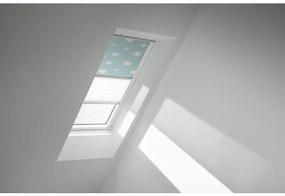 VELUX Zatemňovacia roleta na strešné okno manuálna DFD MK06 4660SWL modrá