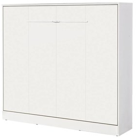 Sklápacia posteľ 160 Perfecto II (biela + biela + biela) (horizontálna) (bez osvetlenia). Akcia -20%. Vlastná spoľahlivá doprava až k Vám domov. 1128905