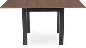 Vintino Rozkladací jedálenský stôl FELIX 80-160 cm – čierna / orech nicea