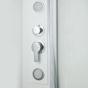 Novoterm Hydromasážny box NV-Wega 90x90 biely