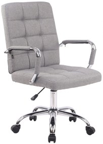 Design-Shop Kancelárska stolička D-Pro látka - Sivá