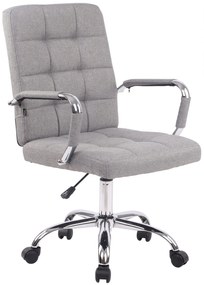 Kancelárska stolička D-Pro látka - Sivá