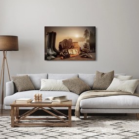 Obraz - Rybárske zátišie (90x60 cm)